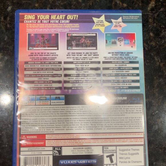 Sony PS4 Sing 🎤 Game with Microphone! - Picture 2 of 6